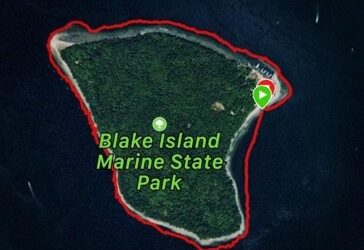 Circumnavigation of Blake Island